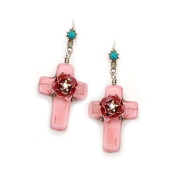 Pueblo Crosses Earrings E276