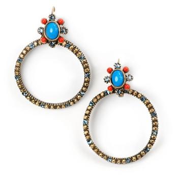 Sweetwater Hoop Earrings E291 - sweetromanceonlinejewelry