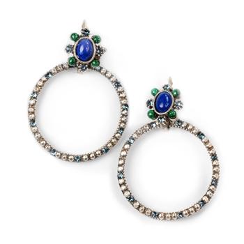 Sweetwater Hoop Earrings E291 - sweetromanceonlinejewelry