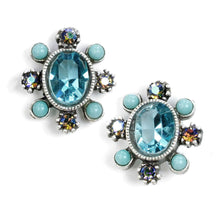 Load image into Gallery viewer, Running River Stud Earrings E303