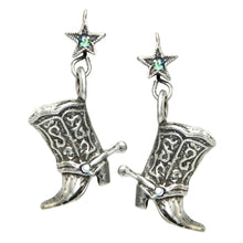 Load image into Gallery viewer, Cowgirl Boot Earrings E319