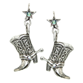 Cowgirl Boot Earrings E319