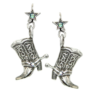Cowgirl Boot Earrings E319