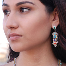 Load image into Gallery viewer, Desert Gypsy Linear Earrings E338