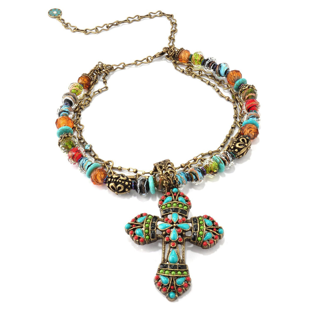 Mayan Cross Necklace OL_N124