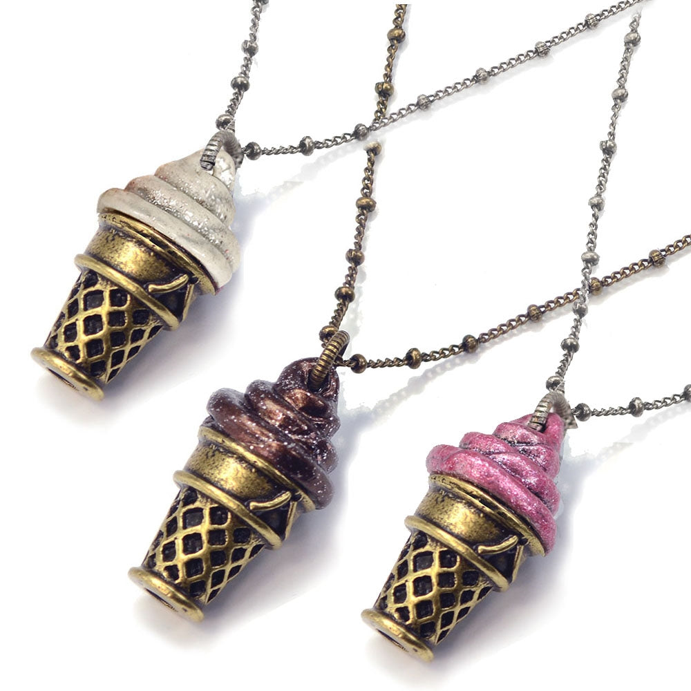 Frozen Yogurt Pendant Necklaces N146