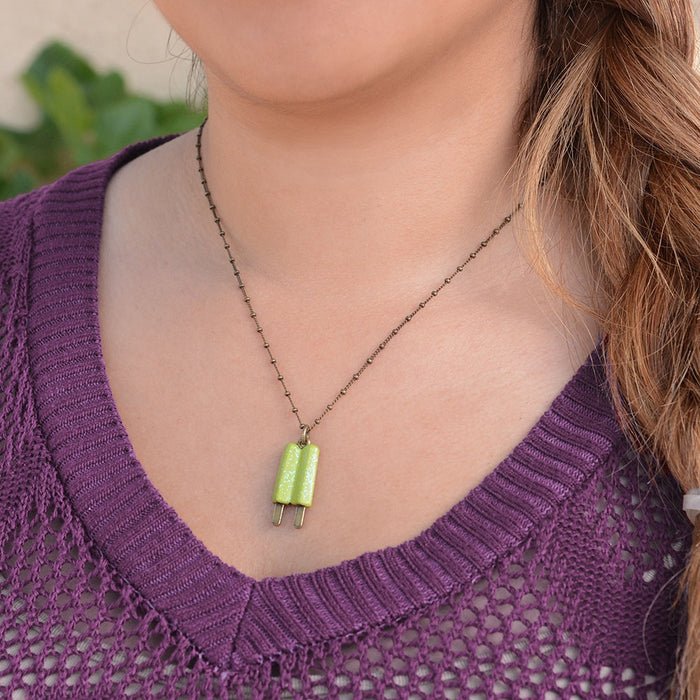 Popsicle Pendant Necklace N147