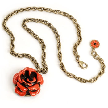 Cabbage Rose Necklace