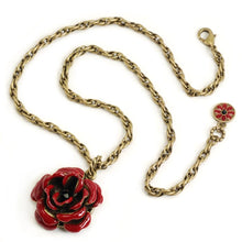 Load image into Gallery viewer, Cabbage Rose Necklace