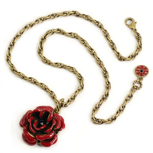 Cabbage Rose Necklace