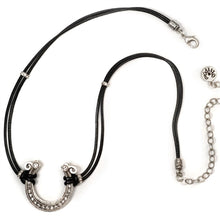 Load image into Gallery viewer, Get Lucky Horseshoe Necklace OL_N286 - sweetromanceonlinejewelry