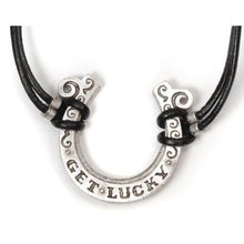 Load image into Gallery viewer, Get Lucky Horseshoe Necklace N286-SIL