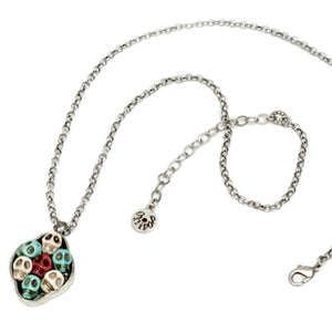 Family Skull Portrait Necklaces N322
