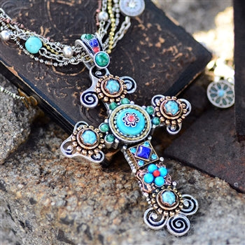 Desert Gypsy Cross Necklace N348