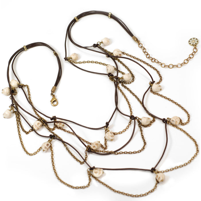 Trail's End Skull Necklace - sweetromanceonlinejewelry