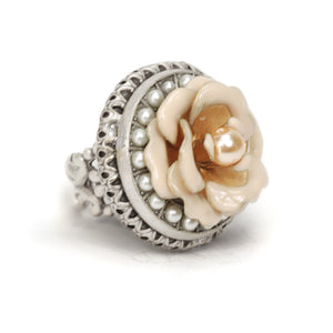 Shabby Chic Rose Ring OL_R177 - sweetromanceonlinejewelry