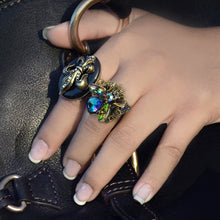 Load image into Gallery viewer, Jeweled Bee Ring
