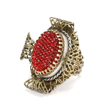 Load image into Gallery viewer, Elizabethan Ruby Ring
