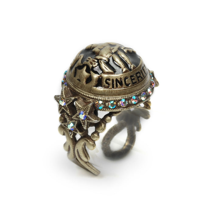 Aquarius Zodiac Rings R426-AQ