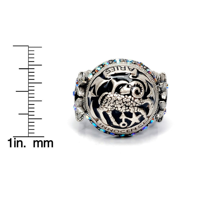 Aquarius Zodiac Rings R426-AQ