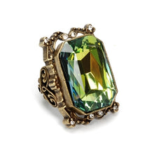 Load image into Gallery viewer, Grand Octagon Crystal Ring