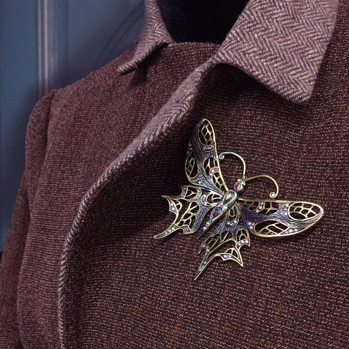 Art Nouveau Butterfly Pin P128