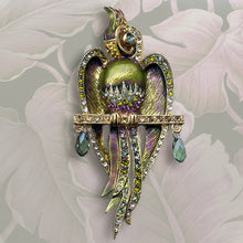 Load image into Gallery viewer, Art Deco Macaw Parrot Pin Brooch
