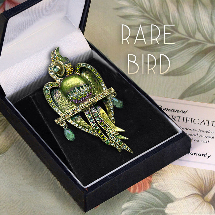 Art Deco Macaw Parrot Pin Brooch