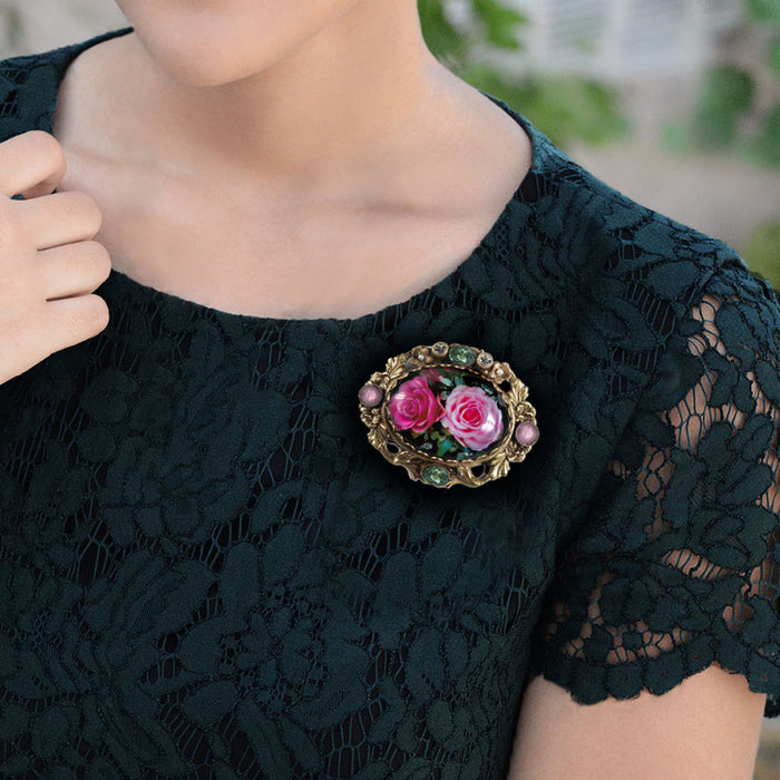 Vintage Roses Pin P330-R