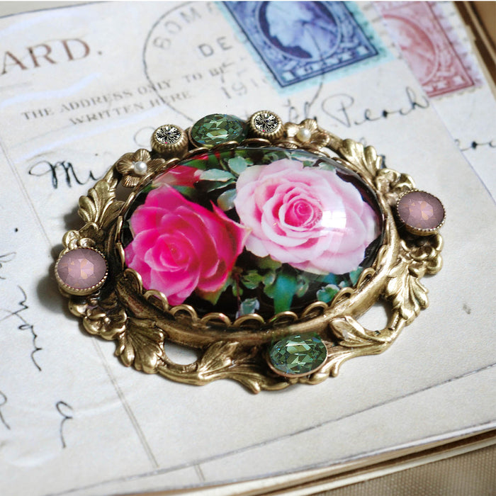 Vintage Roses Pin P330-R