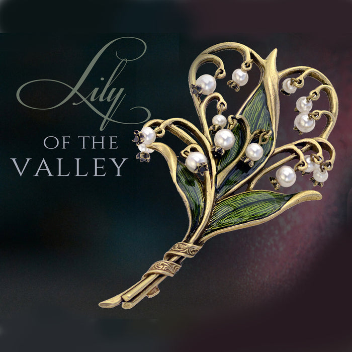 Lily of the Valley Brooch  P585