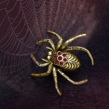 Load image into Gallery viewer, Creepy Spider Pin P651 - sweetromanceonlinejewelry
