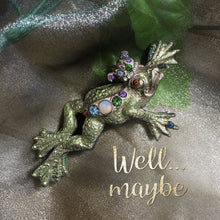 Load image into Gallery viewer, Frog Prince Statement Brooch