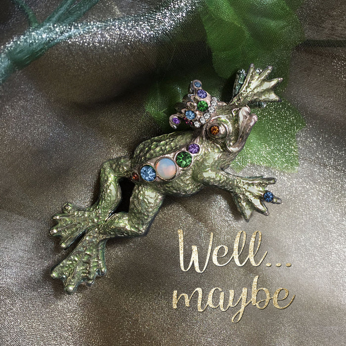 Frog Prince Statement Brooch