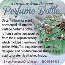 Load image into Gallery viewer, Amberina Floral Flame Vintage Mini Perfume Bottle
