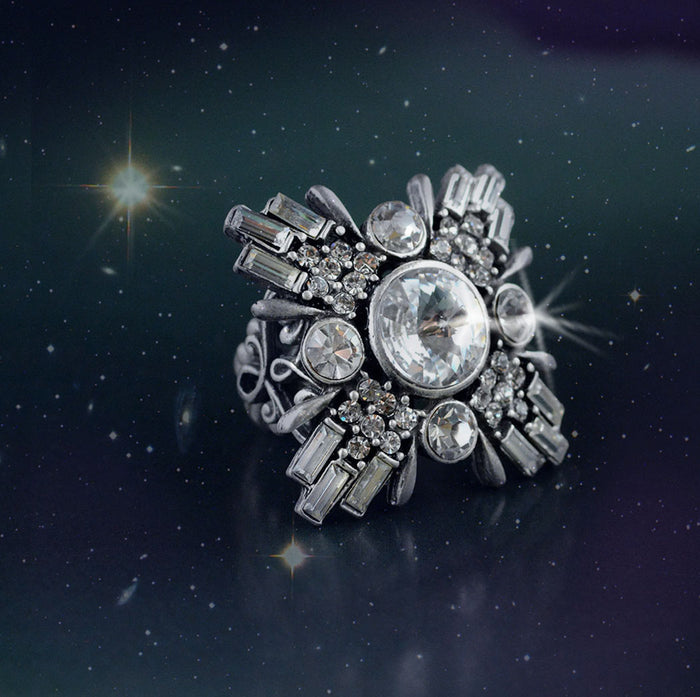 Art Deco Fireworks Ring R435