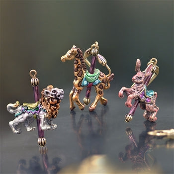 Carousel Animal Earrings