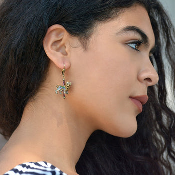 Carousel Animal Earrings