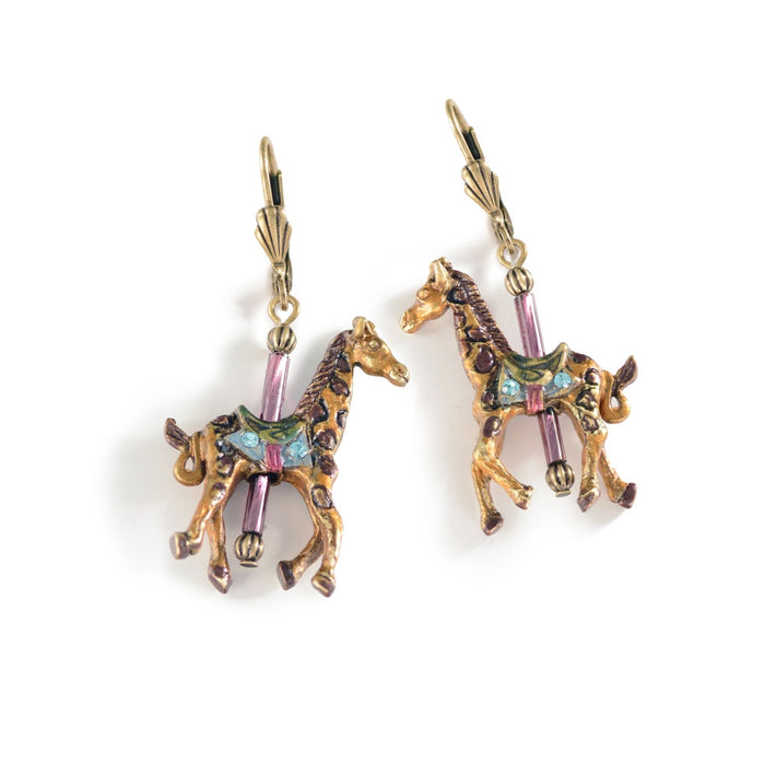 Carousel Animal Earrings