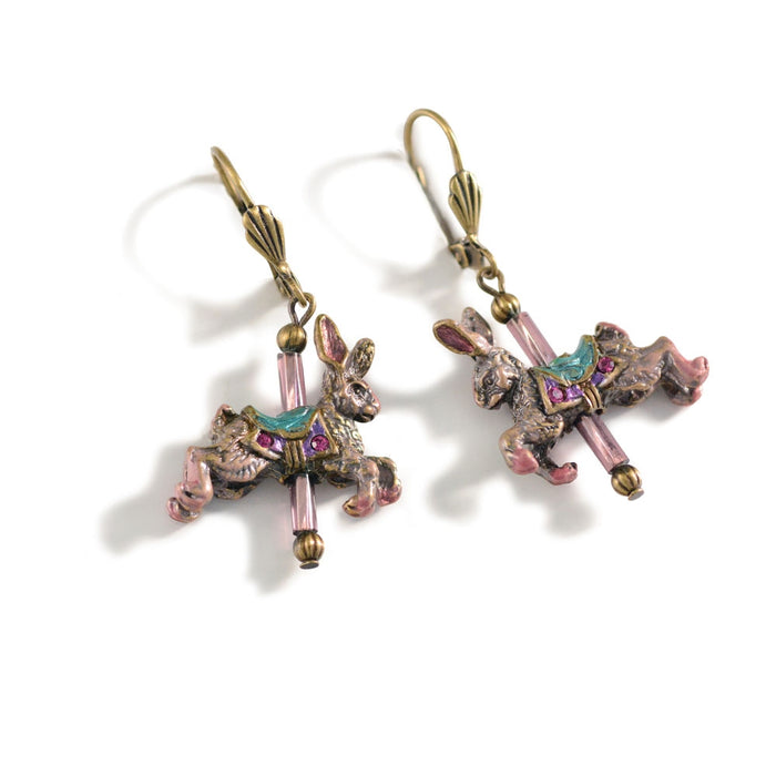 Carousel Animal Earrings