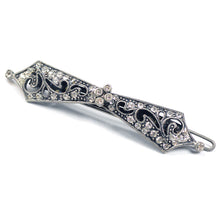 Load image into Gallery viewer, Art Deco Vintage Taper Barrette B526