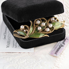 Load image into Gallery viewer, Lily of the Valley Hair Barrette B533