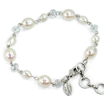 Pearls and Crystal Bracelet