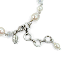 Load image into Gallery viewer, Pearls and Crystal Bracelet BR1005