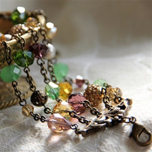Load image into Gallery viewer, Gemstone Garden Multi Strand Bracelet - sweetromanceonlinejewelry