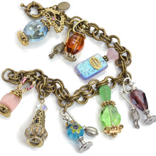 Load image into Gallery viewer, Perfume Bottle Charm Bracelet BR114