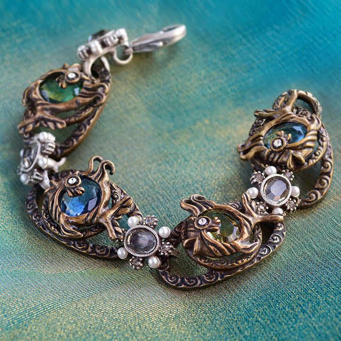 Jeweled Angel Fish Bracelet BR1200