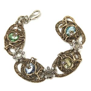 Jeweled Angel Fish Bracelet BR1200