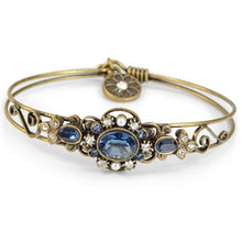 Load image into Gallery viewer, Stackable Victorian Jeweled Bangle Bracelet - sweetromanceonlinejewelry