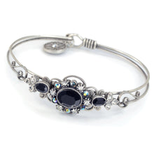 Load image into Gallery viewer, Victorian Jeweled Bangle Bracelet